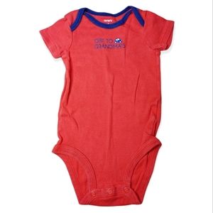 💥Bundle Only💥 CARTER'S Red Off to Grandma's Short Sleeve Onesie